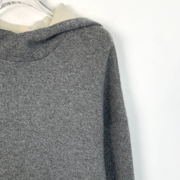 Christian Dior Grey Cashmere Hooded Long-Sleeve Sweater Size XS - Picture 6 of 7